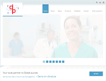 Tablet Screenshot of dupharma.dk